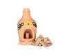 Chiminea Natural Wood Incense Burner